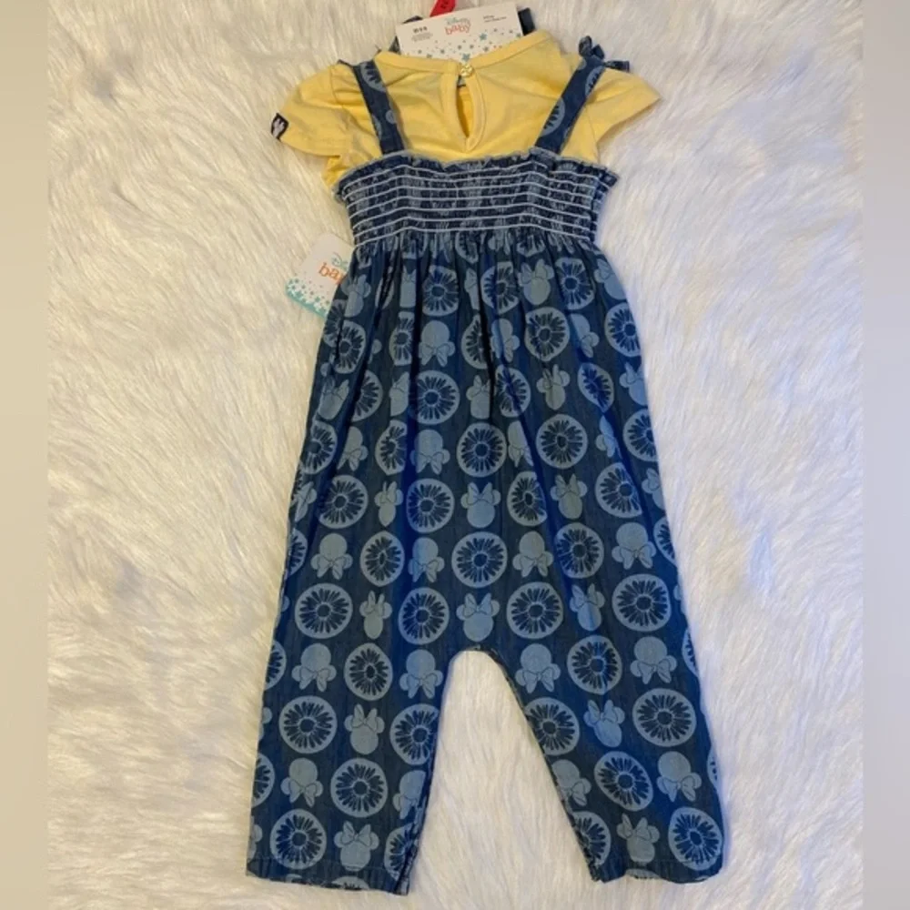 Disney Baby Minnie Mouse Outfit‎ Girls Size 18 Months 3 Piece Set